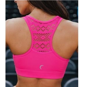 Zyia hot pink bomber bra